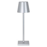 Lampe de Table 48 LED Argent Aluminium Moderne Minimaliste Lampe de Bureau